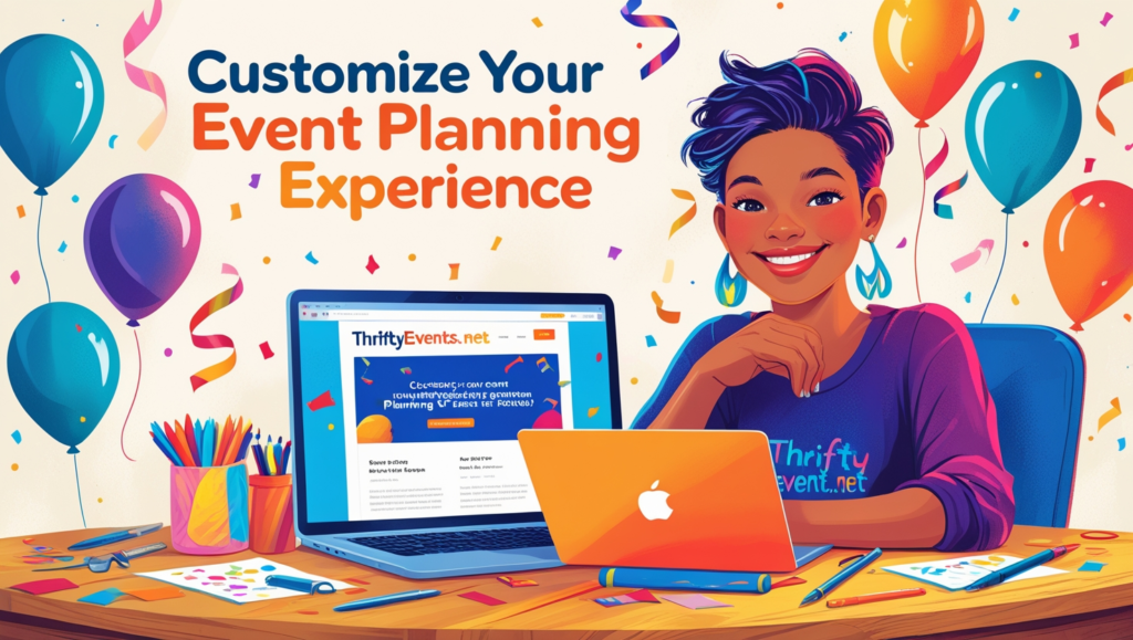 Can I Customize My Event Planning Experience On Thriftyevents.Net?