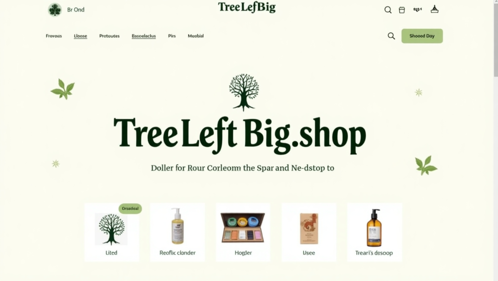 What Products Does Treeleftbig.Shop Offer?