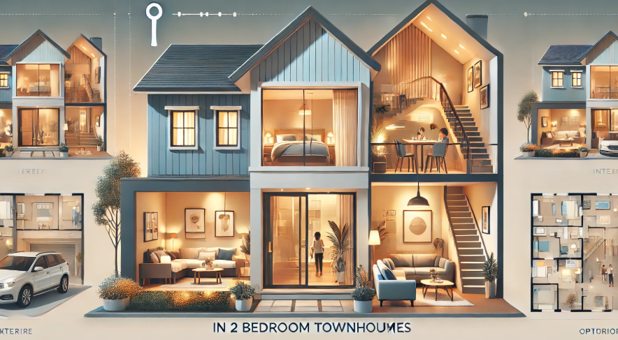 The Benefits of Living in 2 Bedroom Townhomes