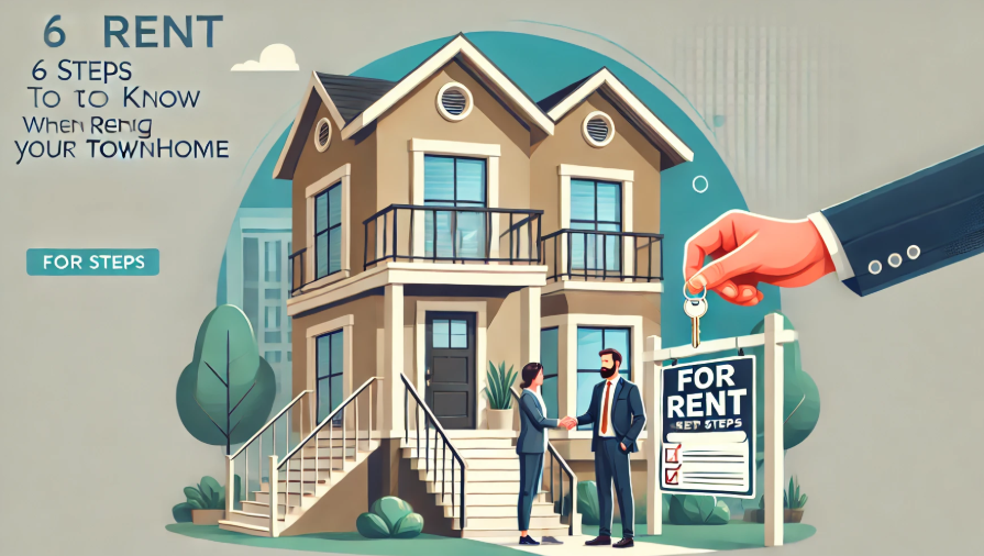 6 Steps To Know When Renting Your Townhome